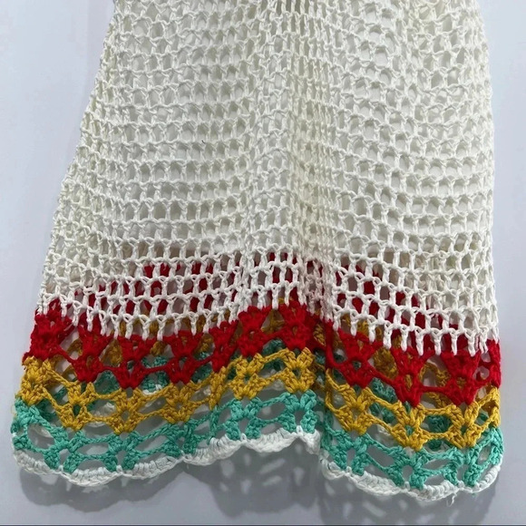 COPY - NWT Fashion Nova Listen To The Music Crochet Mini Dress With Tassels SzXL - Picture 8 of 13